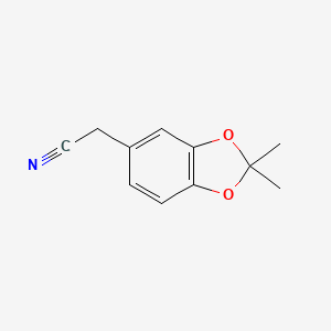 2-(2,2-Dimethylbenzo[d][1,3]dioxol-5-yl)acetonitrile