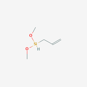 molecular formula C5H12O2Si B8713692 Silane, dimethoxy-2-propenyl- 