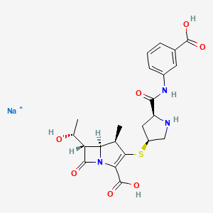 molecular formula C22H25N3NaO7S B8713771 Ertapenem sodium 