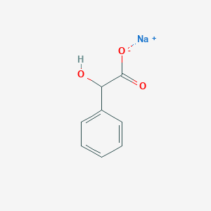 molecular formula C8H7NaO3 B087138 Sodium mandelate CAS No. 114-21-6