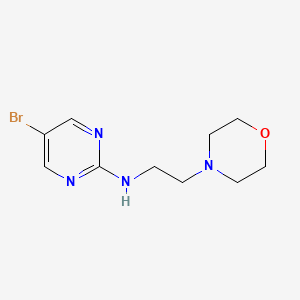 5-bromo-N-(2-morpholinoethyl)pyrimidin-2-amine
