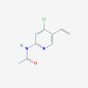 N-(4-chloro-5-vinylpyridin-2-yl)acetamide