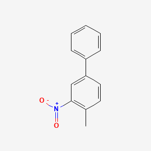 molecular formula C13H11NO2 B8714037 4-Methyl-3-nitro-1,1'-biphenyl 