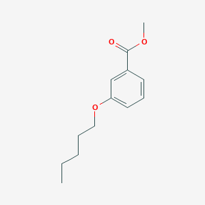 molecular formula C13H18O3 B8714038 Methyl 3-(pentyloxy)benzoate 