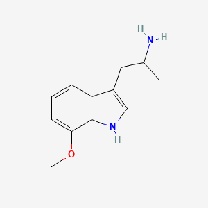1-(7-Methoxy-1H-indole-3-yl)-2-propanamine