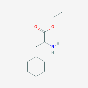 molecular formula C11H21NO2 B8714098 Ethyl 2-amino-3-cyclohexylpropanoate 