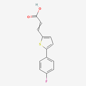 3-[5-(4-Fluoro-phenyl)-thiophen-2-yl]-acrylic acid