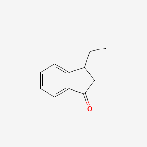 molecular formula C11H12O B8714166 Rac-3-ethyl-indan-1-one 