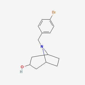 8-(4-Bromobenzyl)-8-aza-bicyclo[3.2.1]octan-3-ol