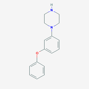 molecular formula C16H18N2O B8714285 1-(3-Phenoxyphenyl)piperazine CAS No. 62755-62-8