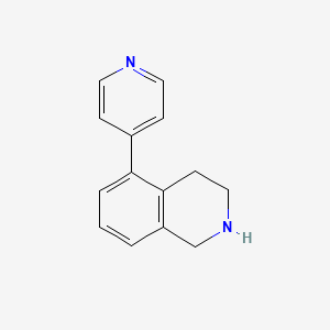 molecular formula C14H14N2 B8714298 5-Pyridin-4-yl-1,2,3,4-tetrahydro-isoquinoline 