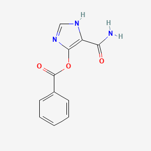 5-carbamoyl-1H-imidazol-4-yl benzoate