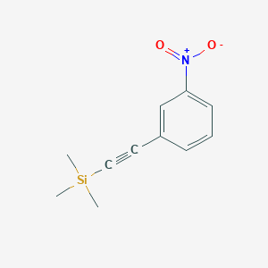 1-Nitro-3-[2-(trimethylsilyl)ethynyl]-benzene