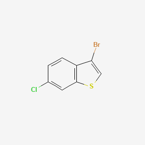 molecular formula C8H4BrClS B8714368 3-Bromo-6-chlorobenzo[b]thiophene 