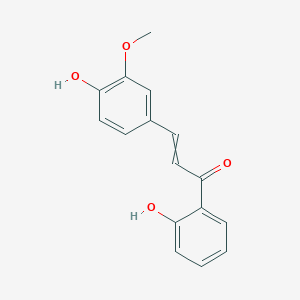 molecular formula C16H14O4 B8714405 2',4-Dihydroxy-3-methoxychalcone 