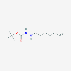 N'-Hept-6-enyl-hydrazinecarboxylic acid tert-butyl ester