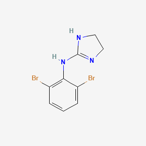 N-(2,6-dibromophenyl)-4,5-dihydro-1H-imidazol-2-amine