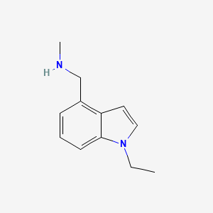 (1-ethyl-1H-indol-4-yl)-N-methylmethanamine
