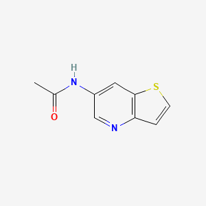 molecular formula C9H8N2OS B8714532 6-Acetamidothieno[3,2-b]pyridine 