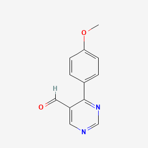 4-(4-Methoxyphenyl)pyrimidine-5-carbaldehyde