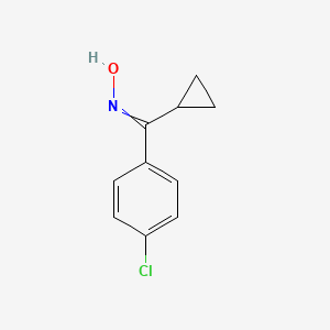 N-[(4-chlorophenyl)-cyclopropylmethylidene]hydroxylamine