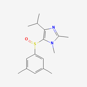 1H-Imidazole, 5-((3,5-dimethylphenyl)sulfinyl)-1,2-dimethyl-4-(1-methylethyl)-