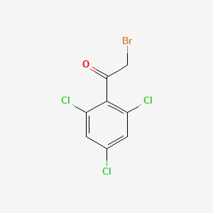 molecular formula C8H4BrCl3O B8714623 2-Bromo-1-(2,4,6-trichlorophenyl)ethanone 