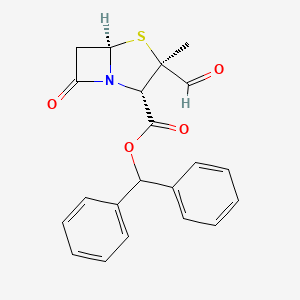 benzhydryl (2S,3R,5R)-3-formyl-3-methyl-7-oxo-4-thia-1-azabicyclo[3.2.0]heptane-2-carboxylate
