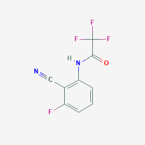 N-(2-Cyano-3-fluorophenyl)-2,2,2-trifluoroacetamide