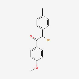 2-Bromo-1-(4-methoxyphenyl)-2-(p-tolyl)ethanone