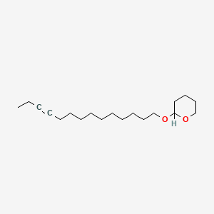 2H-Pyran, tetrahydro-2-(11-tetradecynyloxy)-