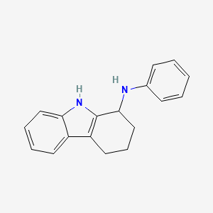 molecular formula C18H18N2 B8714833 N-phenyl-2,3,4,9-tetrahydro-1H-carbazol-1-amine 