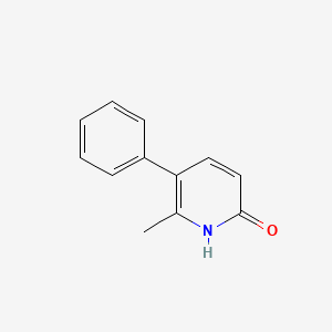 molecular formula C12H11NO B8714851 6-Methyl-5-phenylpyridin-2(1H)-one CAS No. 84596-29-2