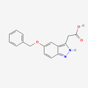 (5-Benzyloxy-1H-indazol-3-yl)-acetic acid