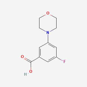 3-Morpholino-5-fluorobenzoic acid