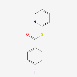Benzenecarbothioic acid, 4-iodo-, S-2-pyridinyl ester