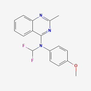 N-(Difluoromethyl)-N-(4-methoxyphenyl)-2-methylquinazolin-4-amine