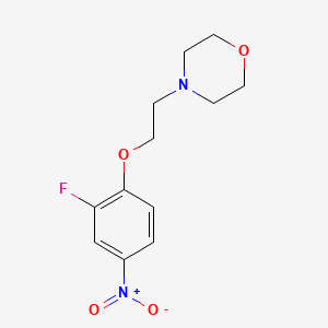 4-[2-(2-Fluoro-4-nitrophenoxy)ethyl]morpholine