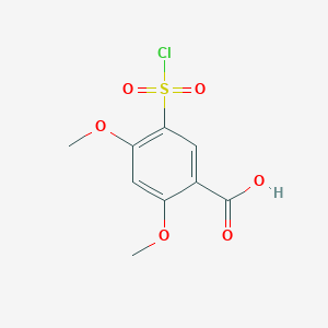 5-Chlorosulfonyl-2,4-dimethoxybenzoic acid