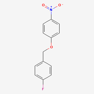 1-Fluoro-4-[(4-nitrophenoxy)methyl]benzene