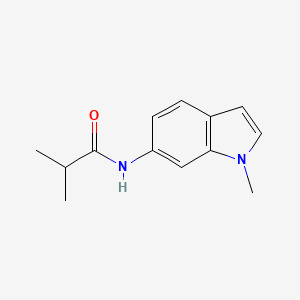 molecular formula C13H16N2O B8715108 N-(1-Methyl-1H-indol-6-yl)isobutyramide 