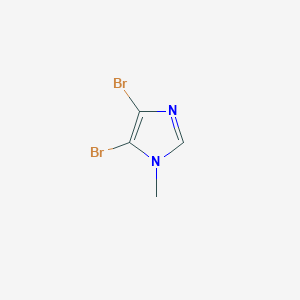 molecular formula C4H4Br2N2 B087152 4,5-Dibromo-1-methyl-1H-imidazole CAS No. 1003-50-5