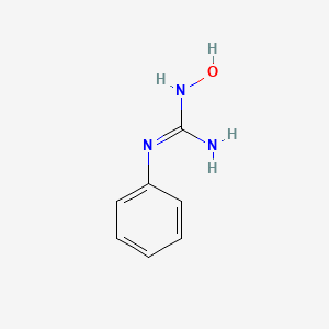 molecular formula C7H9N3O B8715504 (E)-2-hydroxy-1-phenylguanidine 