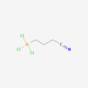 molecular formula C4H6Cl3NSi B087159 3-Cyanopropyltrichlorosilane CAS No. 1071-27-8