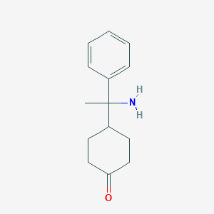 4-(1-Amino-1-phenyl-ethyl)-cyclohexanone