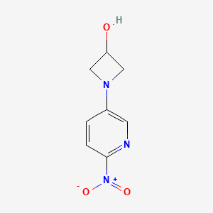 molecular formula C8H9N3O3 B8716023 1-(6-Nitro-pyridin-3-yl)-azetidin-3-ol 