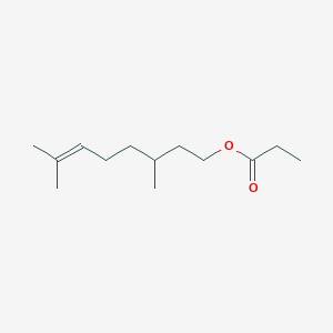 molecular formula C13H24O2 B087161 Citronellyl propionate CAS No. 141-14-0