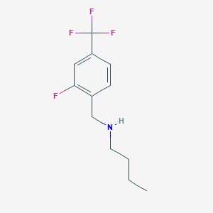 Benzenemethanamine, N-butyl-2-fluoro-4-(trifluoromethyl)-