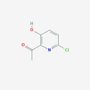 1-(6-Chloro-3-hydroxypyridin-2-YL)ethan-1-one