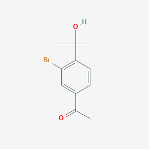 1-(3-Bromo-4-(2-hydroxypropan-2-yl)phenyl)ethanone
